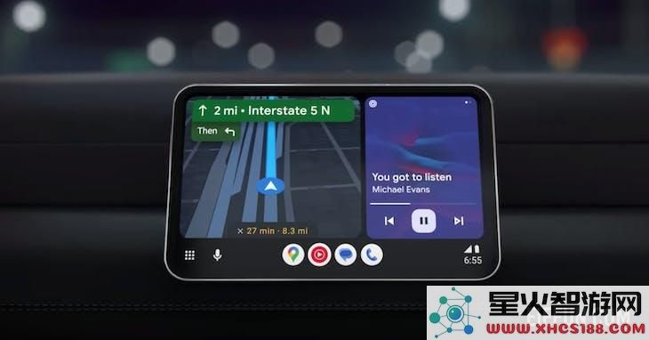 全新GoogleAndroidAuto系统支持数字车钥匙功能与高清地图导航！