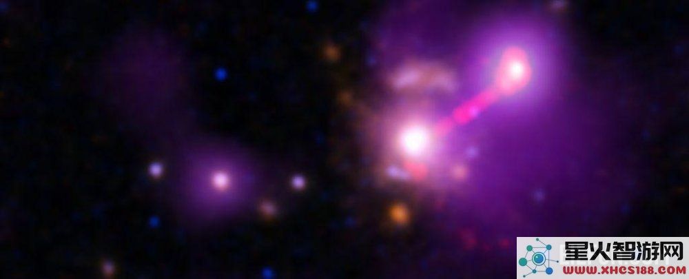 这个遥远的星系在宇宙中显得孤独，因为它吞噬了自己的星际伴侣