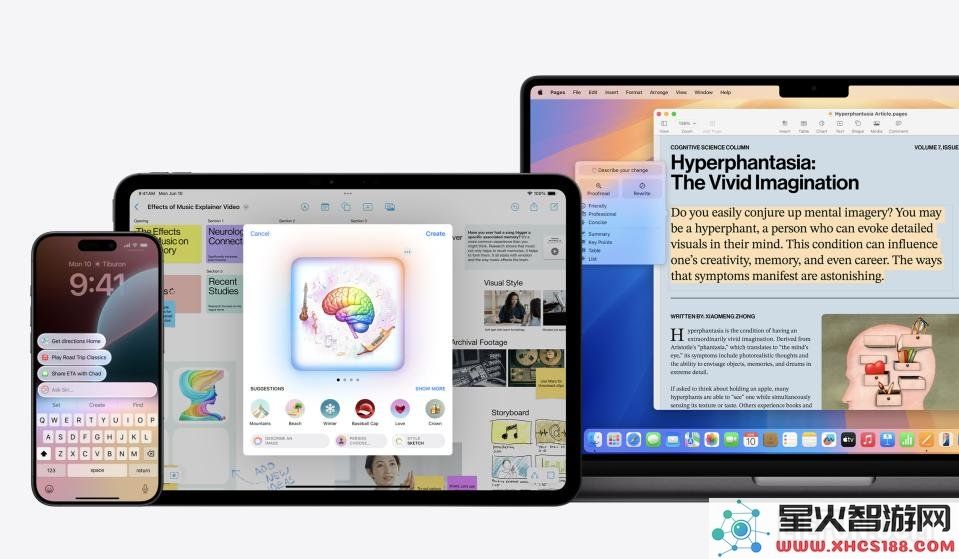 据悉，AppleIntelligence有望在10月与iOS18.1一起正式推出