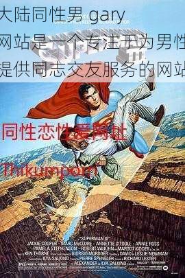 大陆同性男gary网站是一个专注于为男性提供同志交友服务的网站