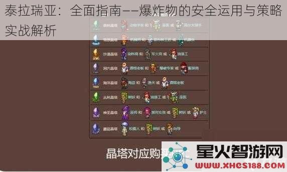 泰拉瑞亚：全面指南——爆炸物的安全运用与策略实战解析