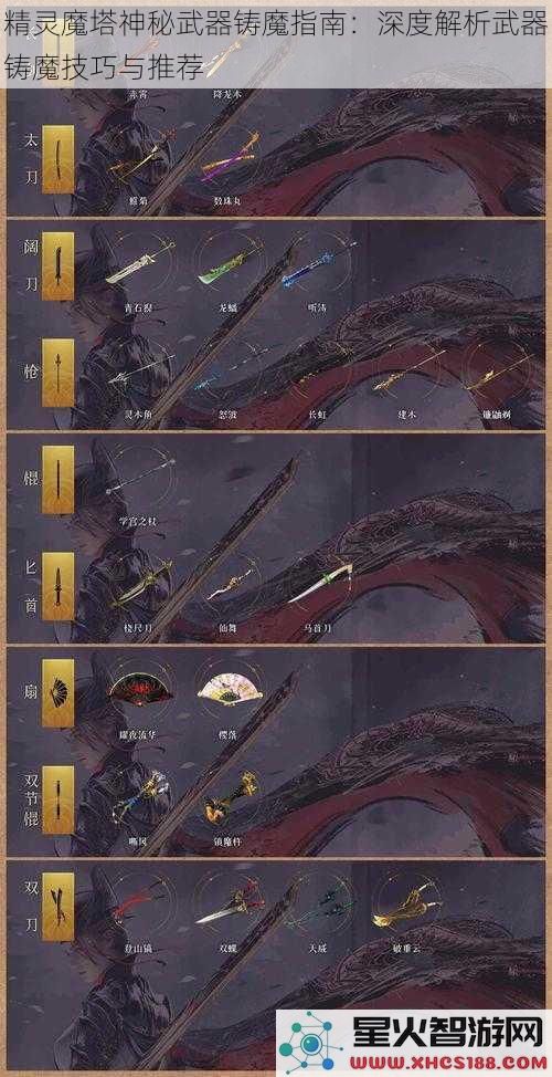 精灵魔塔神秘武器铸魔指南：深度解析武器铸魔技巧与推荐