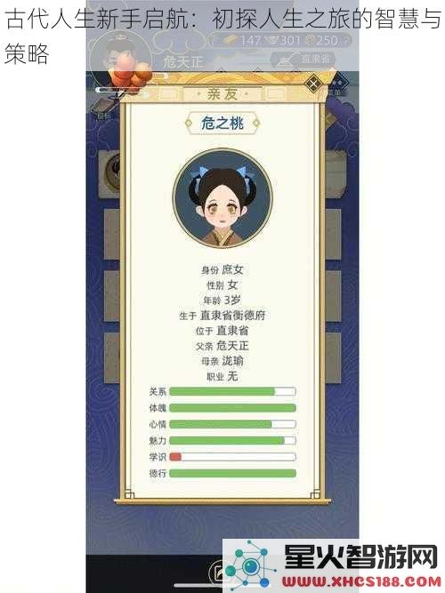 古代人生新手启航：初探人生之旅的智慧与策略