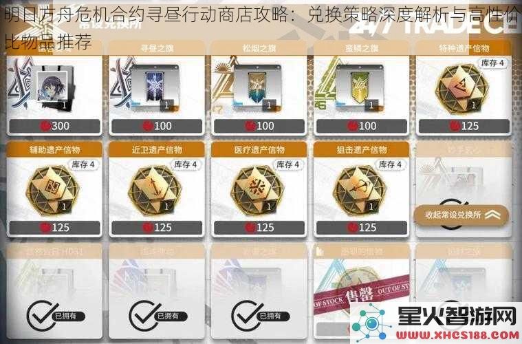 明日方舟危机合约寻昼行动商店攻略：兑换策略深度解析与高性价比物品推荐