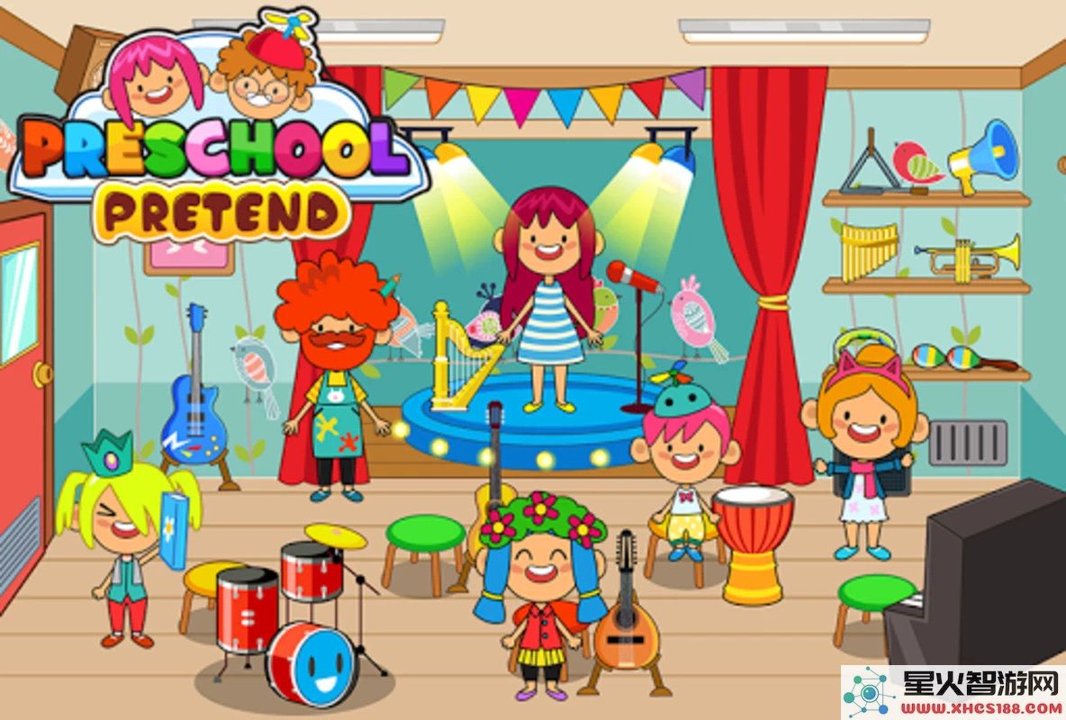 假装上学手机版下载安装_假装上学(PretendPreschool)中文版v3.6版下载