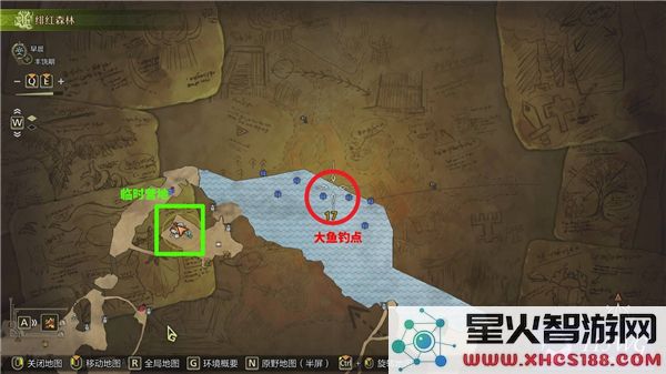 怪物猎人荒野大鱼钓点攻略_乌贼和盾章菊螺的详细位置介绍