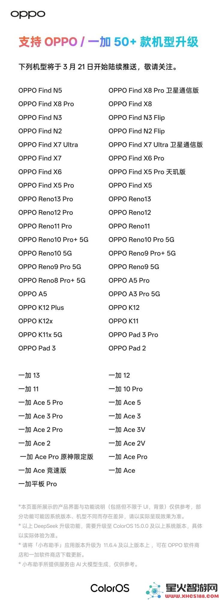 OPPOColorOS全新DeepSeek技术上线，超50款机型升级AI智能识别体验！