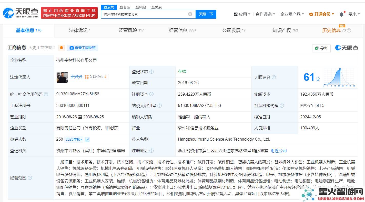 宇树科技积极拓展新市场，GAMEBOT与天羿商标申请引发广泛关注